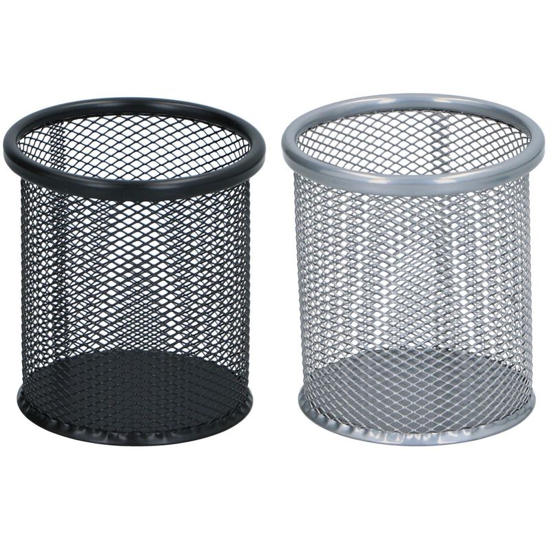 Penneholder Metall Grå / Sort