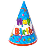 Partyhatter 6pk Happy Birthday