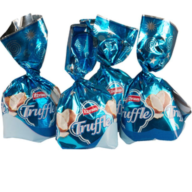 Elvan Kokostryffel 1kg | Storpakk | Luksuriøse sjokoladetrøfler