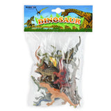 Dinosaurer i pose 12stk | Plastfigurer