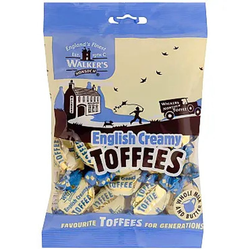Walkers English Creamy Toffees 150 gram