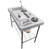 CAL Fiske - og sløyebord med tilbehør | Sammenleggbart