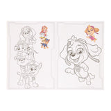 Paw Patrol fargeleggingsbok med klistremerker | A4