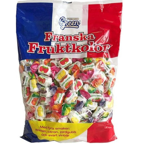 Franska Fruktkarameller725g Storpakk