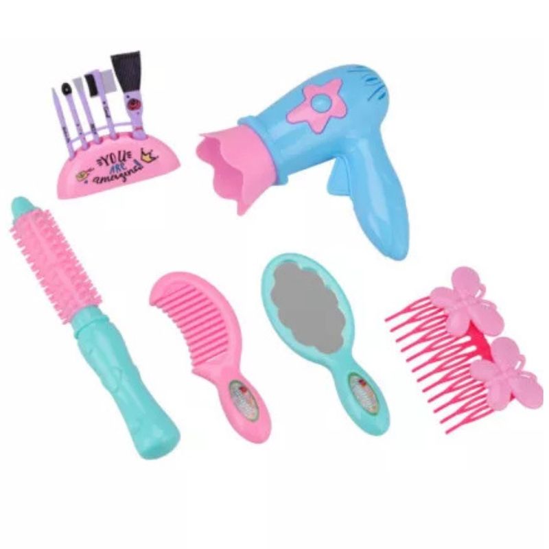 Frisørlekesett 2 ass | Lek med hårtilbehør | Rollelek for barn