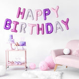 Happy Birthday Folieballonger Multifarget Unicorn