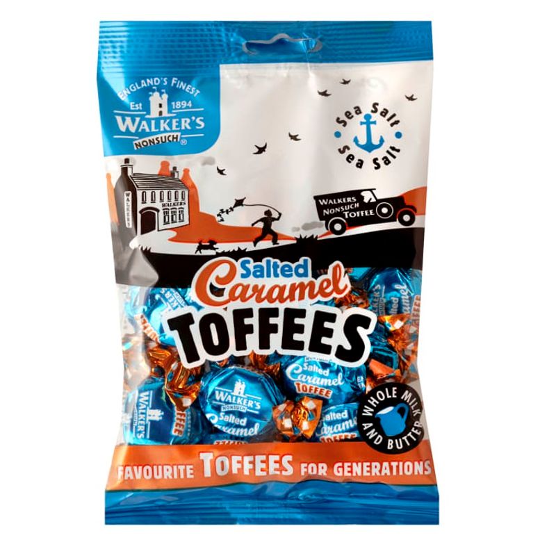 Walker's Salted Caramel Toffee 150g