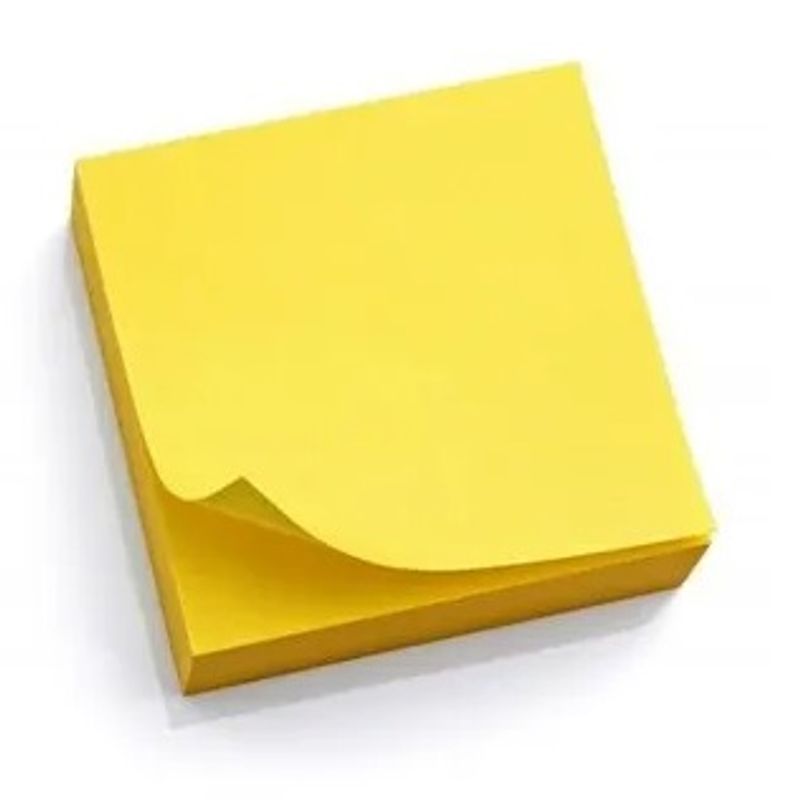 Notatklistrelapper 200stk 75x75mm