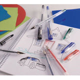 12pk Gelpenner i ulike farge | 8 neon & 4 vanlige