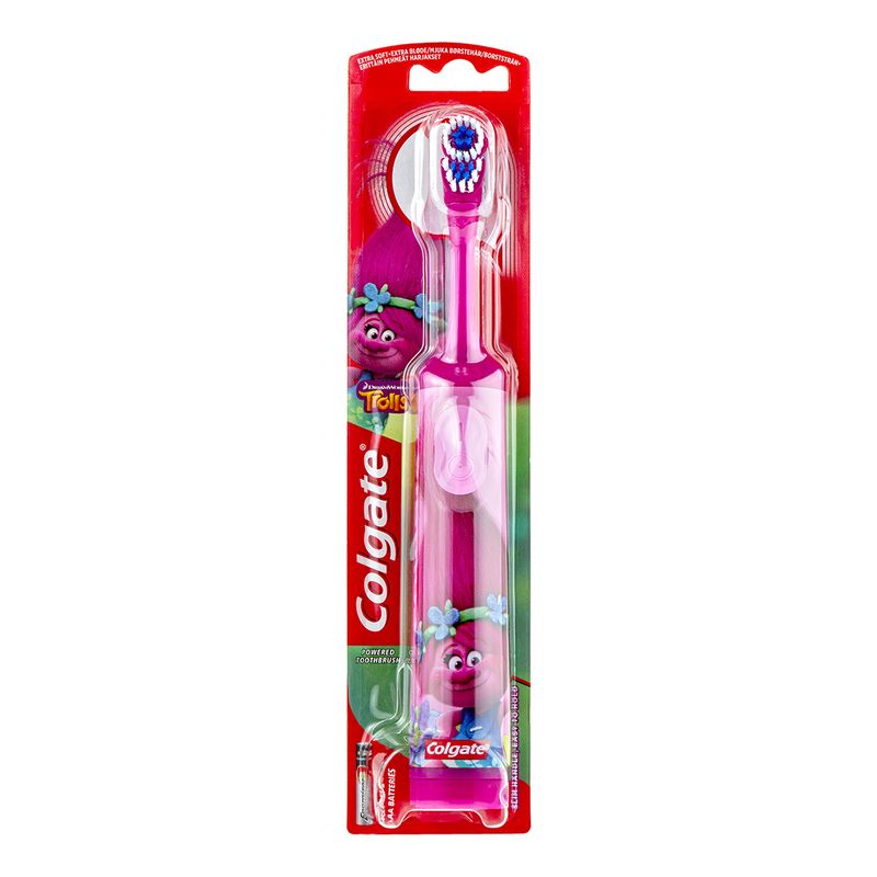 Colgate Trolls Elektrisk Tannbørste Barn 3+ | Batteridrevet ...