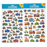 Klistremerker Kjøretøy Glinsende 35stk