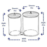 Alpina Dobbel Organiseringsboks Med Bambuslokk