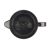 Stripe Vannmugge 1,5L | Sotet grå plast | Med lokk og håndtak