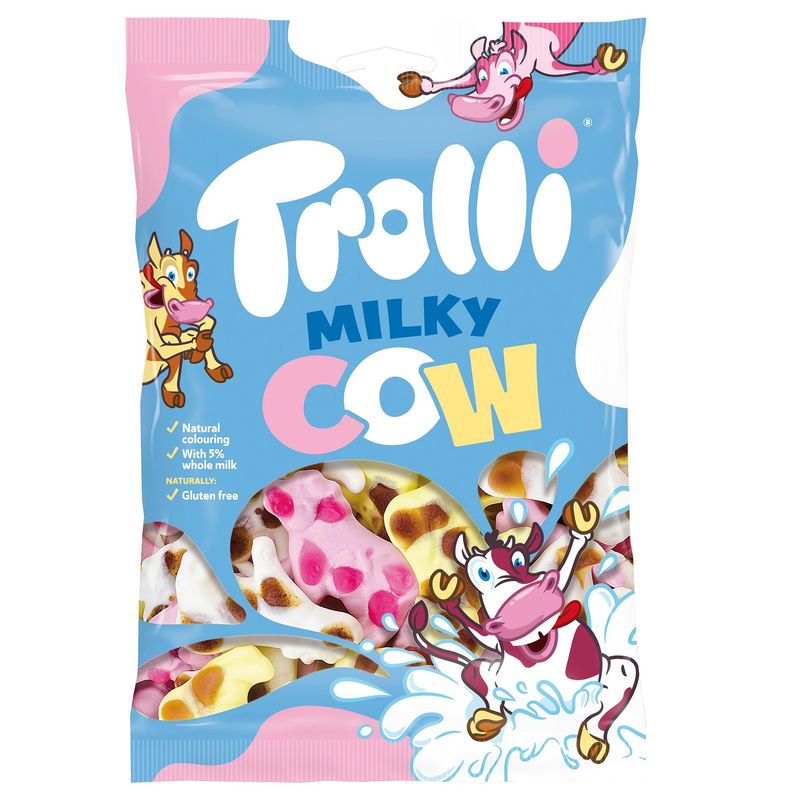 Trolli Milky Cow Skum og Vingummi 200g