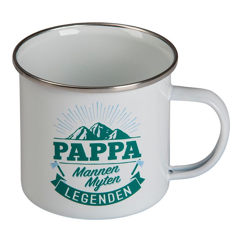 Retro Emaljekopp - Pappa Legenden – Billigmarkedet