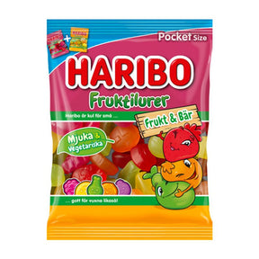 Haribo Fruktiluter Fruit & Berries 80g – Billigmarkedet