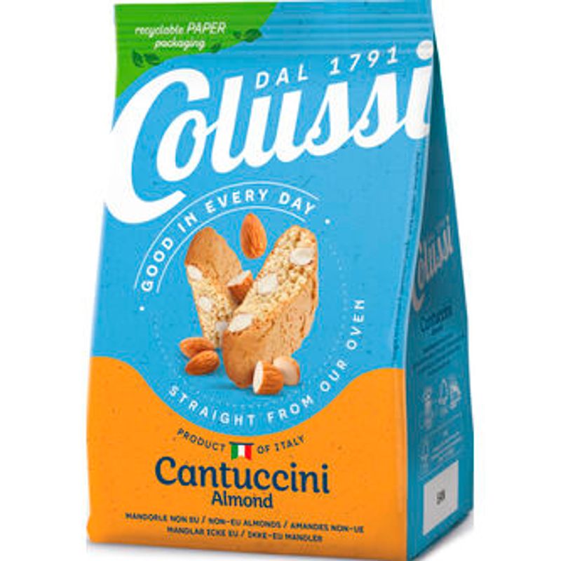 Colussi Cantuccini Mandel 300g | Italienske mandelskorper