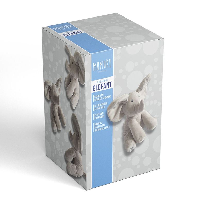 Interactive Peekaboo - elephant | Moving ears &amp; music