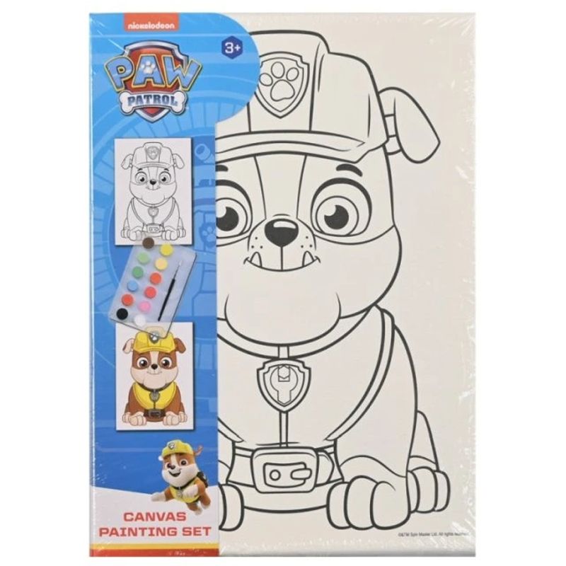 Paw Patrol malesett på lerret | 4 varianter