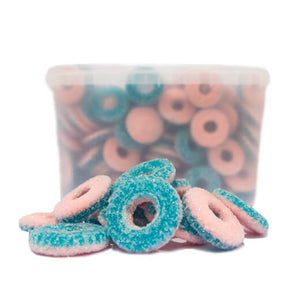 Franssons Fizzy Geleringer 1,5kg | Storpakk