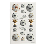 Midlertidige tatoveringer | Fotballtema | 17stk