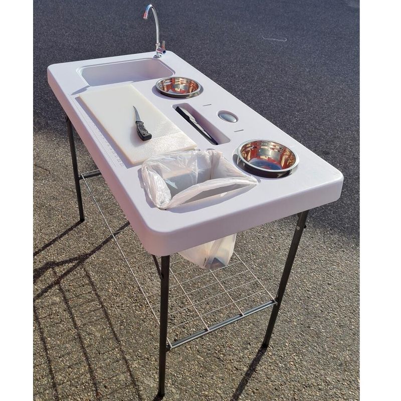 CAL Fiske - og sløyebord med tilbehør | Sammenleggbart