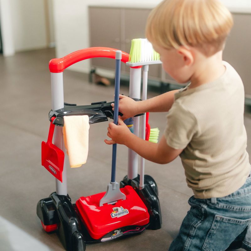 Rengjøringsvogn med flere deler | Lekesett | Mumuru