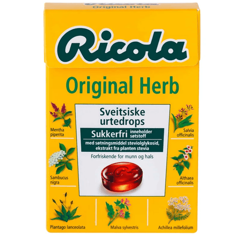 Ricola Original 20x50g | Storpakk | Sukkerfri