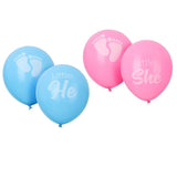 Baby Shower Ballonger Blå/Rosa 12pk 30cm