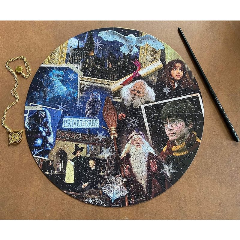 Harry Potter Puslespill 500 Brikker | Rundt Philosopher's Stone Motiv