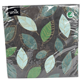 Servietter Gullblad 20pk 3 - lags | Middag 40x40cm | Unik