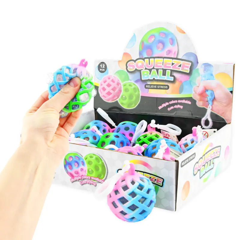 Keyring Squeeze Ball 6cm | Squishy nøkkelring