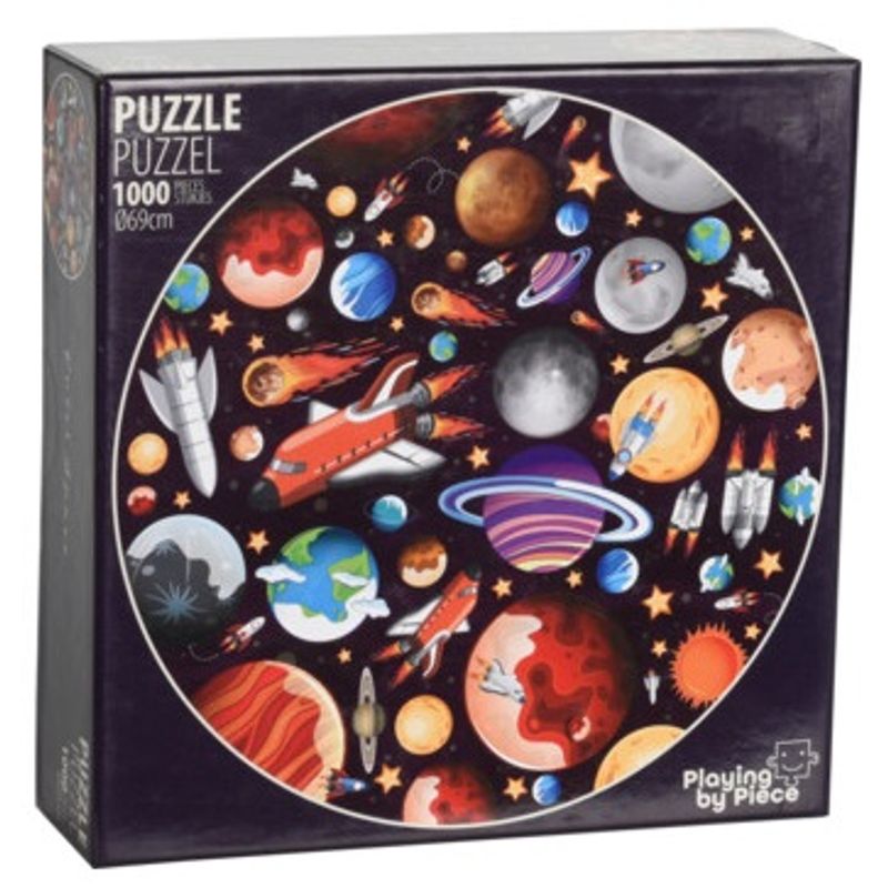 Puslespill Universet 1000 Brikker Runde Ø69cm - To Ulike