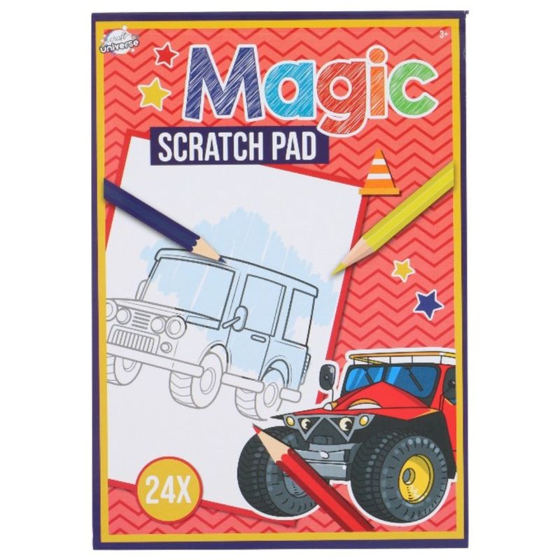 Magic Scratch Pad 24 sider A5 | 6 ulike varianter – Billigmarkedet