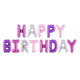 Happy Birthday Folieballonger Multifarget Unicorn