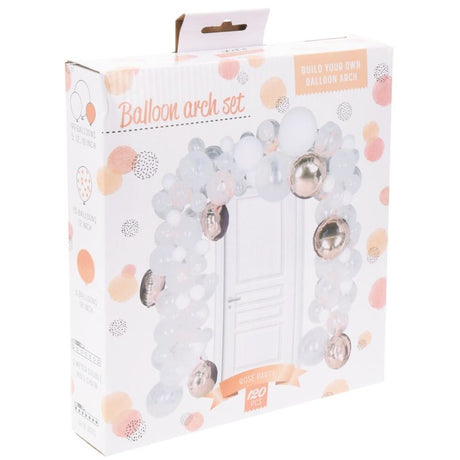 Ballongbue Rosegull 122deler 5m