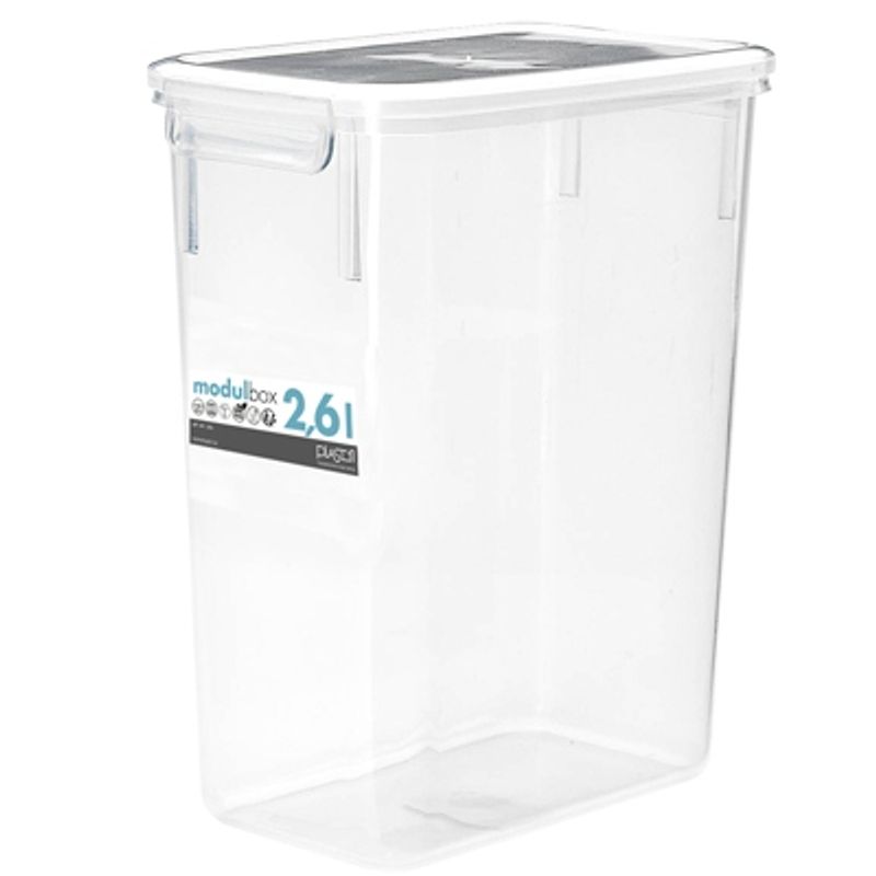 Oppbevaringsboks 2,6L 17x11x22cm | Gjenlukkbar