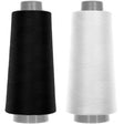 Sytråd 1371m Sort/Hvit