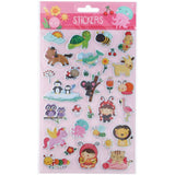 Tykke Klistremerker med Glitter 25x14cm | 6 varianter