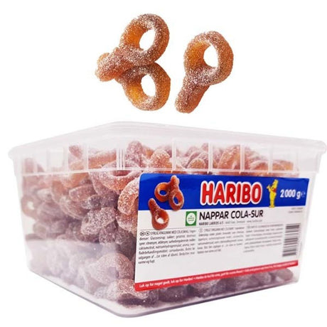 Haribo Sure Colasmokker 2kg | Storpakk
